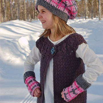 "Perfectly Plaid" Wristers / Fingerless Gloves