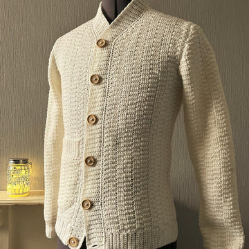 Block Stitch Cardigan