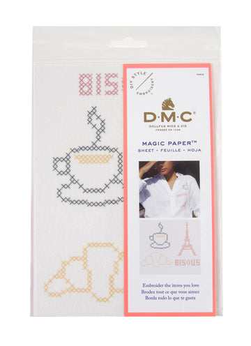 DMC Magic Paper Paris Cross Stitch Sheet