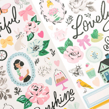 American Crafts Maggie Holmes - Garden Party 6x12 Stickers