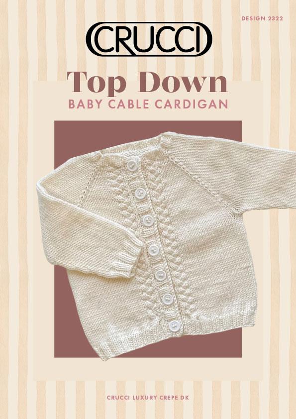 2322 Baby Cable Cardigan