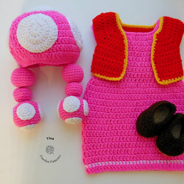 Toadette Baby Costume