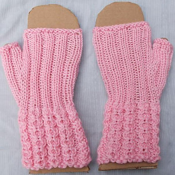 Fancy Ribbed Mitts
