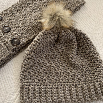 Katie Scarf with Buttons