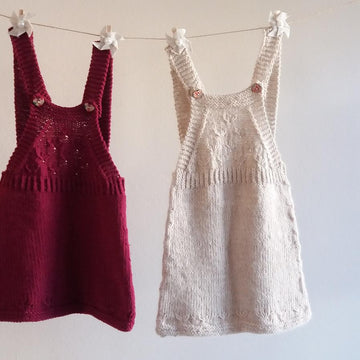Dandelion Flower Pinafore Dress