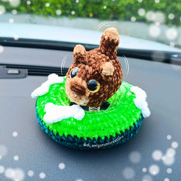 Dog Car Dashboard Decor