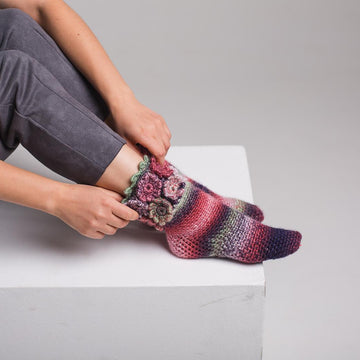 Lovers of flowers socks