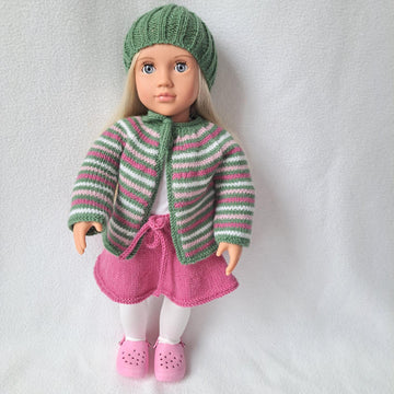Doll Cardigan Set