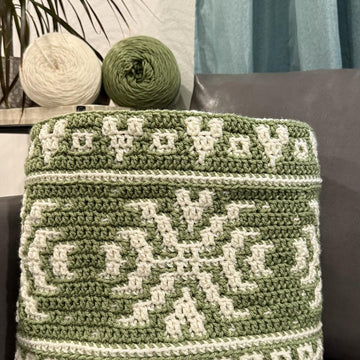 Christmas Overlay Mosaic Crochet blanket