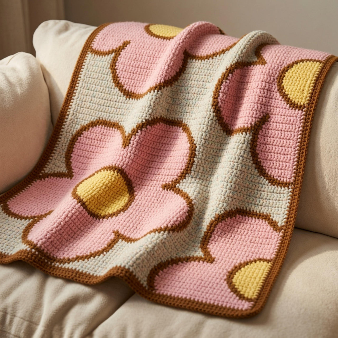 Baby Blossom Tapestry Crochet Blanket