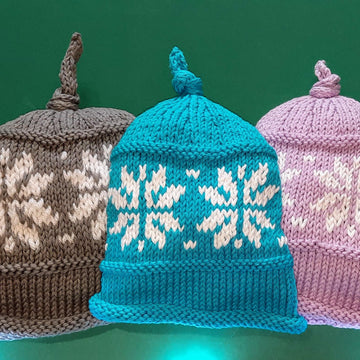 Snowflake Christmas Baby Hat
