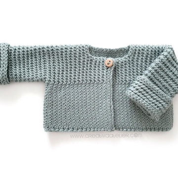 Size 6 months - ITSY-BITSY Crochet Cardigan