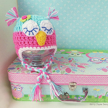 Crochet Owl Hat Pattern USA