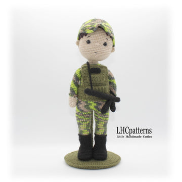 Soldier / Military Man Crochet Pattern