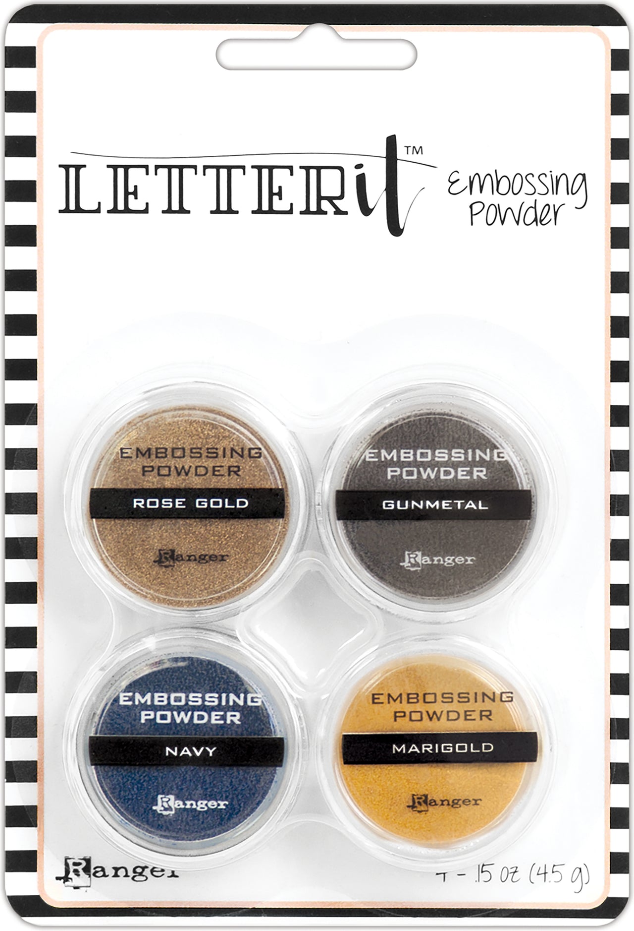 Ranger Letter It Embossing Powder Set - Metallics