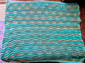 Oscillating Waves Baby Blanket