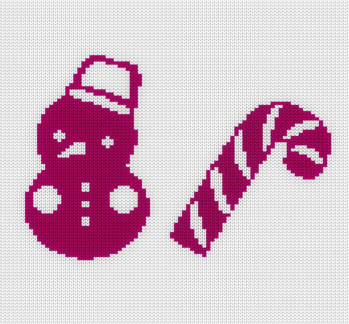 Snowman & Candy Cane Chart