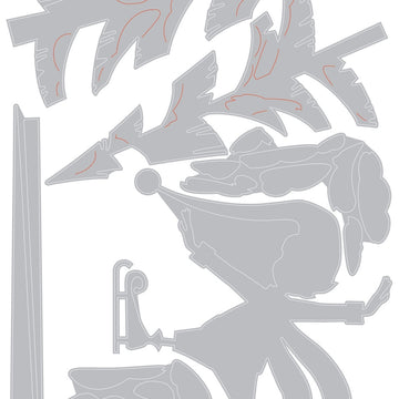 Sizzix Thinlits Dies By Tim Holtz 6/Pkg - Thin Ice