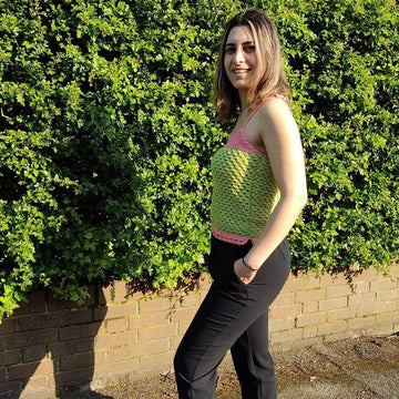 Granny Stitch Crochet Tank Top Pattern Easy Summer Singlet PDF Beginner Women’s Crochet Shirt DIY Crochet Top for Hot Weather or Festivals