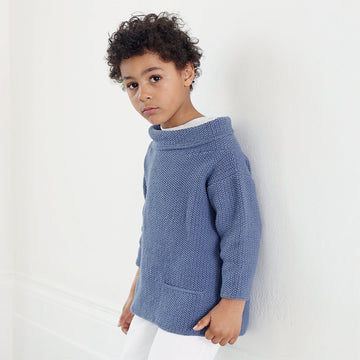 Little Artist Sweater - Knitting Pattern for Kids in Debbie Bliss Eco Baby