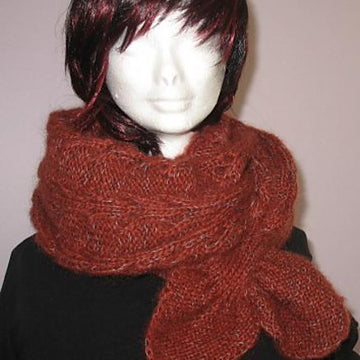 Elegant Brown Shawl Collar Shrug