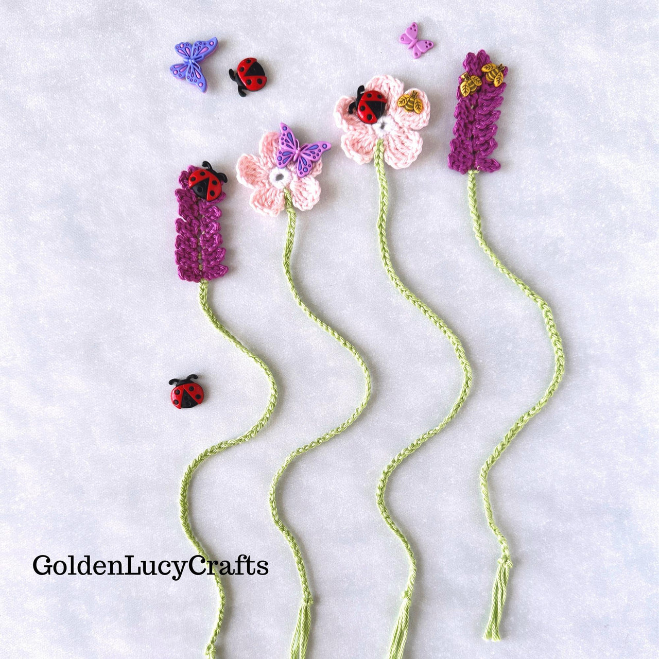 Flower Bookmarks