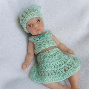 Summer Top, Skirt and Kerchief for 9 Inch Dolls