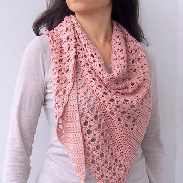 Flower dew shawl