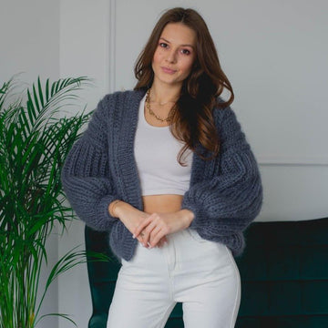 Chunky Mohair Cardigan