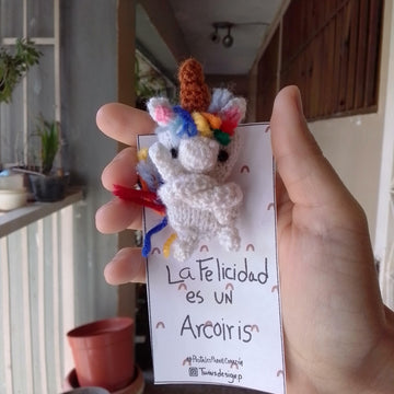 Postal para el corazón "unicornio"