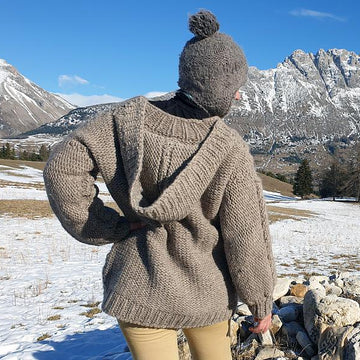 Aslaug - Celtic cables modular pullover