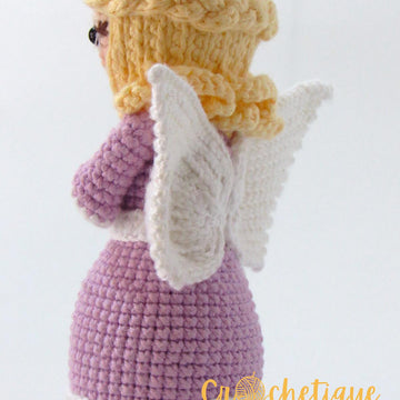 Girl Christmas Guardian Angel-Ángel de la Guardia
