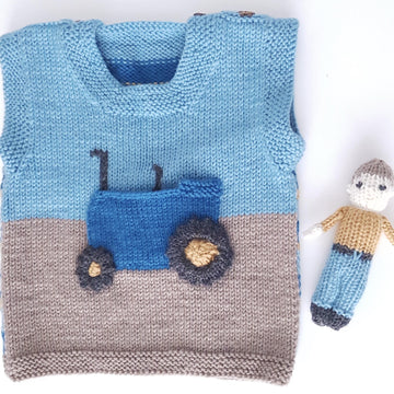 Little Tractor Tank Top and Toy