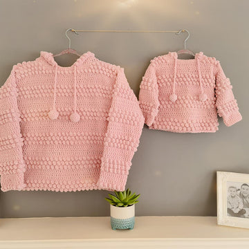 Bobble Hoodie - Baby, Child & Adult Sizes