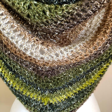 Woodland Faeries Triangle Shawl