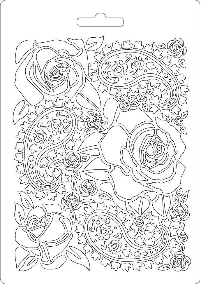 Stamperia Intl Stamperia Soft Maxi Mould A5 - Roses