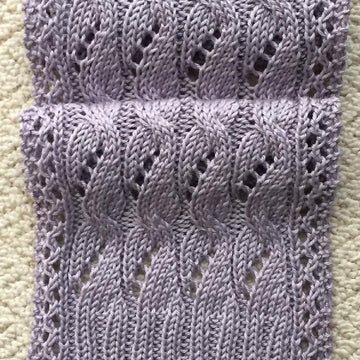 The Phoebe Lacy Cabled Scarf