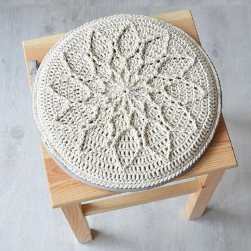Minimalist Cabled Mandala