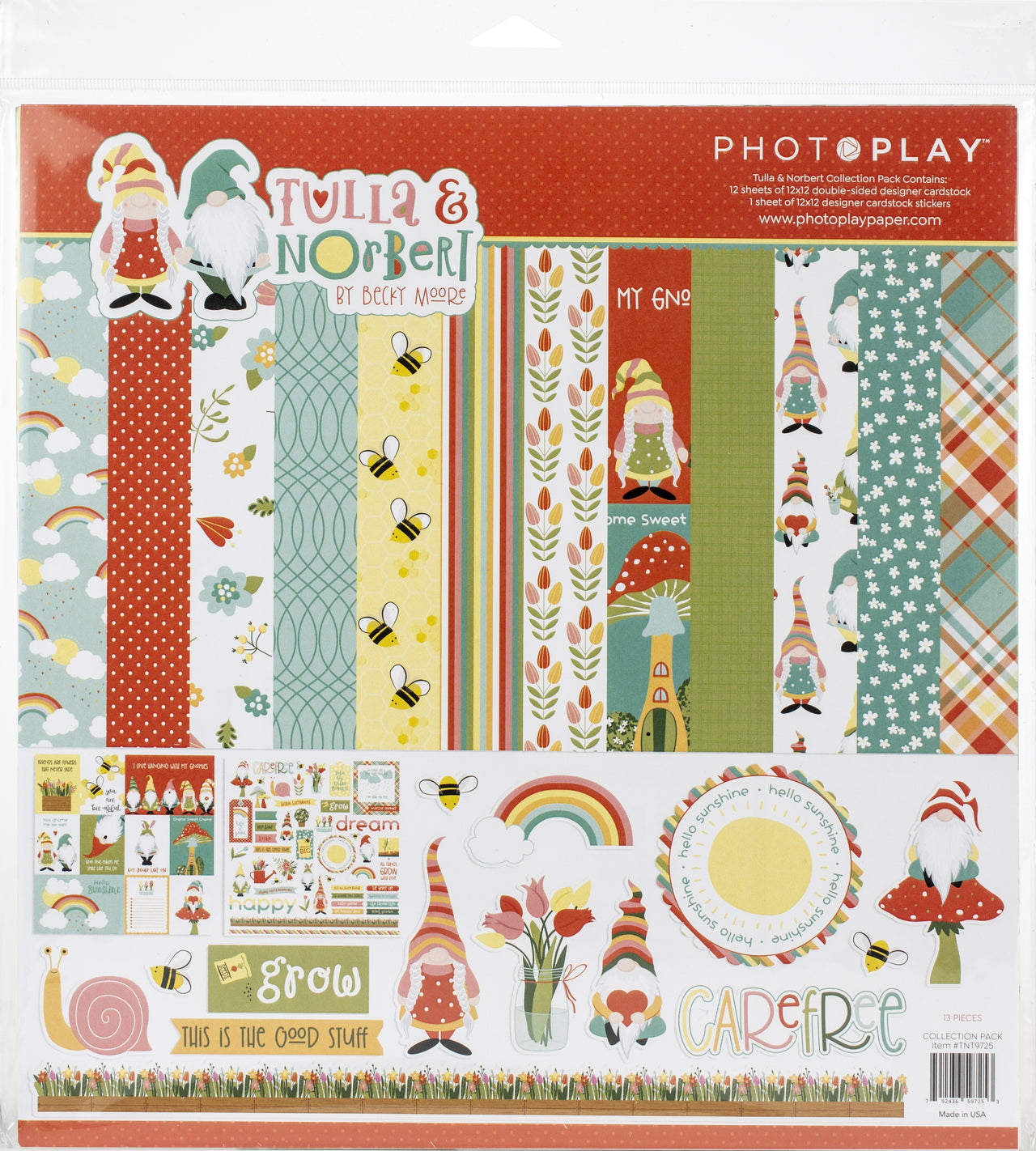 Photoplay Paper PhotoPlay Collection Pack 12"X12" - Tulla & Norbert