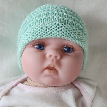 Tuscany - Baby’s 8ply ridge stitch beanie