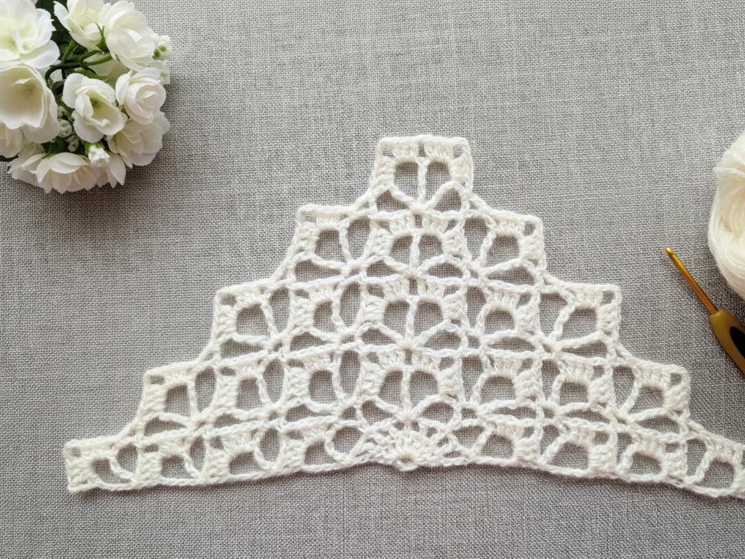 Crochet Bandana/Shawl pattern/Chart #16