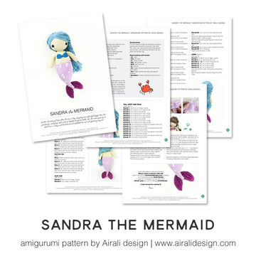Sandra the amigurumi mermaid