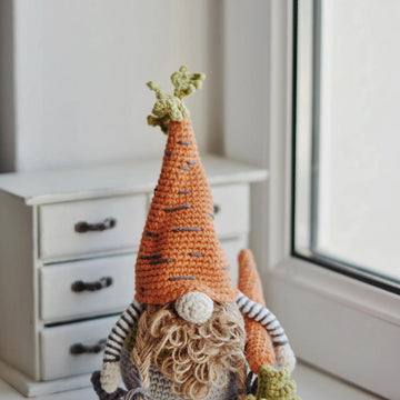Easter Carrot Gnome Amigurumi
