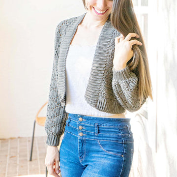 Diamond Crochet Cardigan