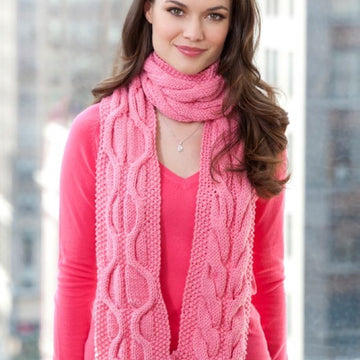 Compassion Scarf in Red Heart Super Saver Economy Solids - LW2776