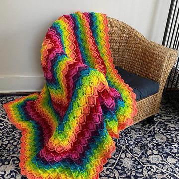 Rainbow Bavarian Throw