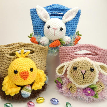 Easter Treat Bags, Bunny, Chick and Lamb