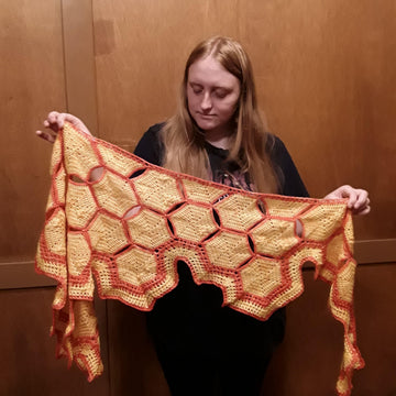 Bees In My Honey Shawlette