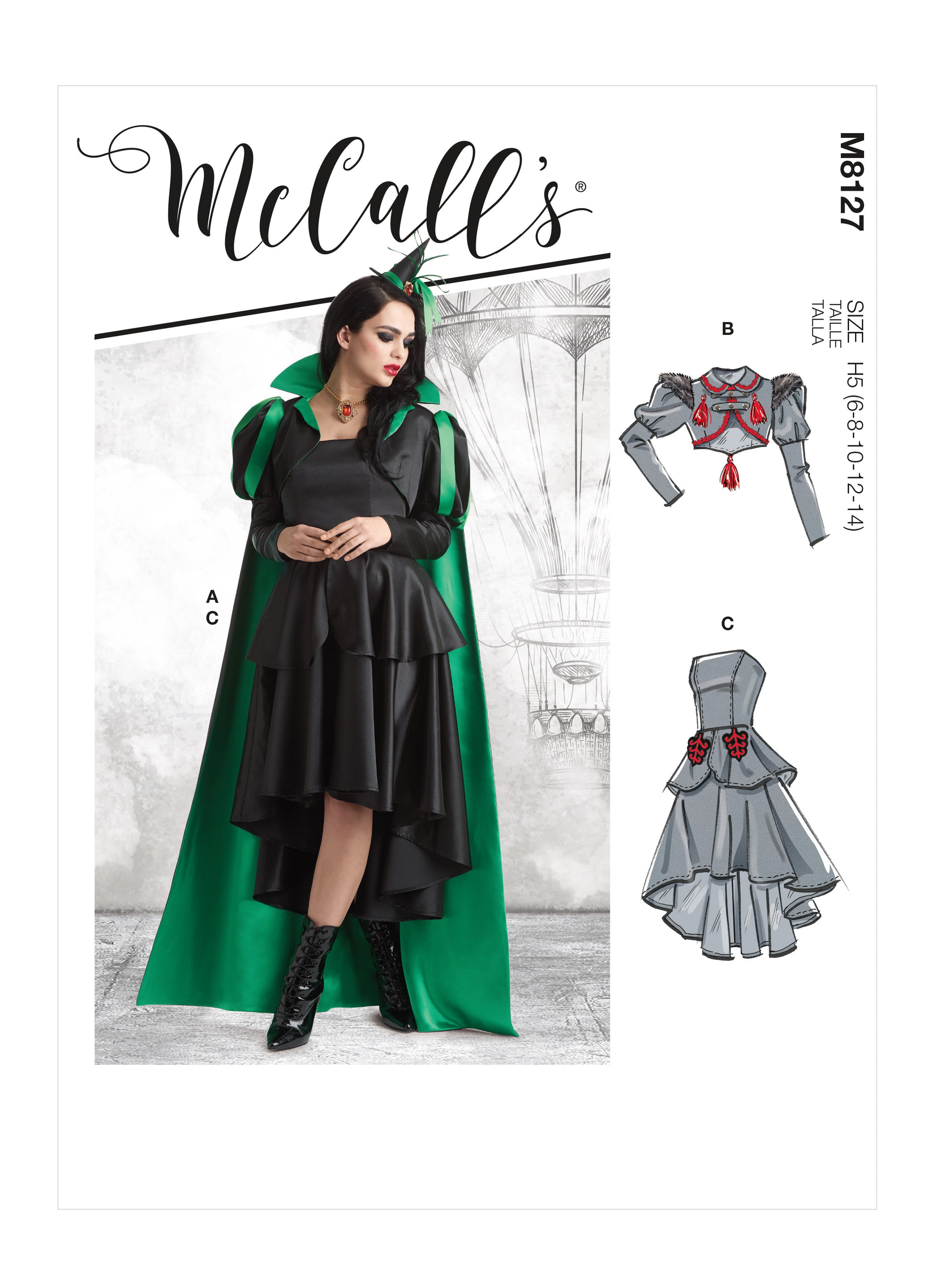 McCall's Misses' Costume M8127 - Sewing Pattern