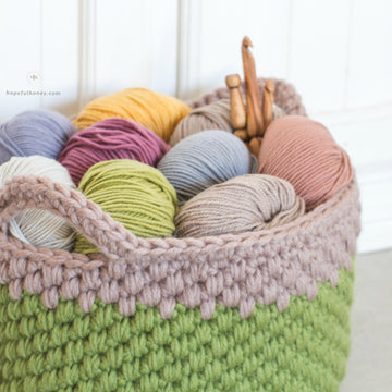 Woodland Moss Chunky Basket